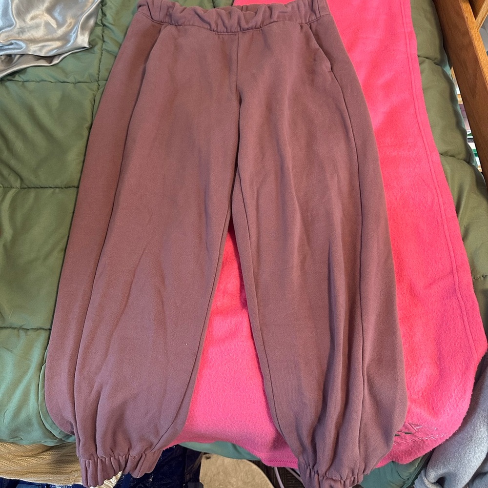 Purple Two Piece Sweat Set - Picture 2 of 4